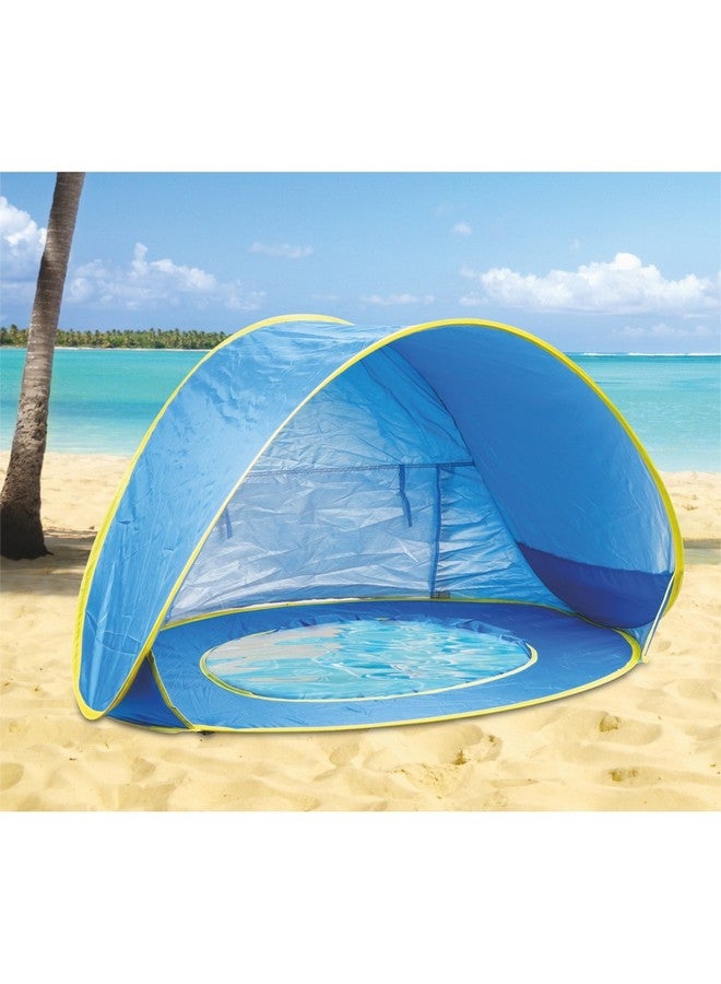 TWT Pop-Up Beach Tent For Kids with Pool Blue and Green 70 x 80 x 120 cm TN2102 - Image 3